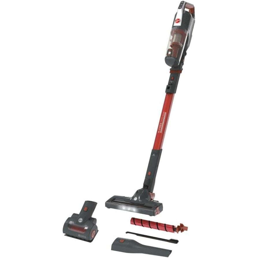 144072 - HOOVER Fshesë me Rrymë pa Tel, me Grykë për Qime Kafshësh Shtëpiake, Rulla e Ndjeshme për Dysheme, Kohë Funksionimi deri në 30 Minuta, Pa Qese, E Pavarur, Kompakte për Ruajtje, Modele HF522SFP