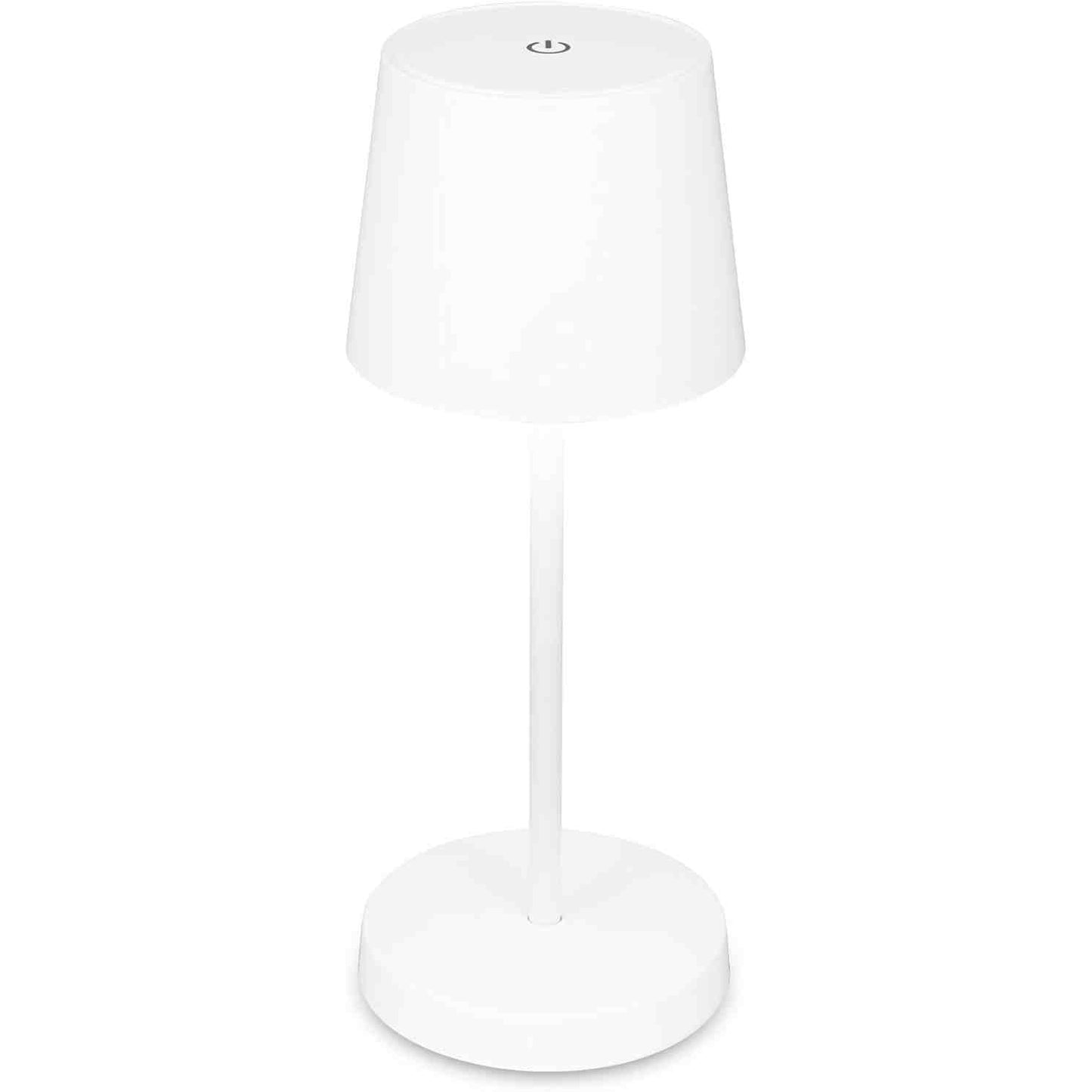 223784 - BRILONER Llambë tavoline LED pa tel me kontroll me prekje, e zbehtë në shkallë, dritë e bardhë e ngrohtë, 26x10.5 cm, e bardhë