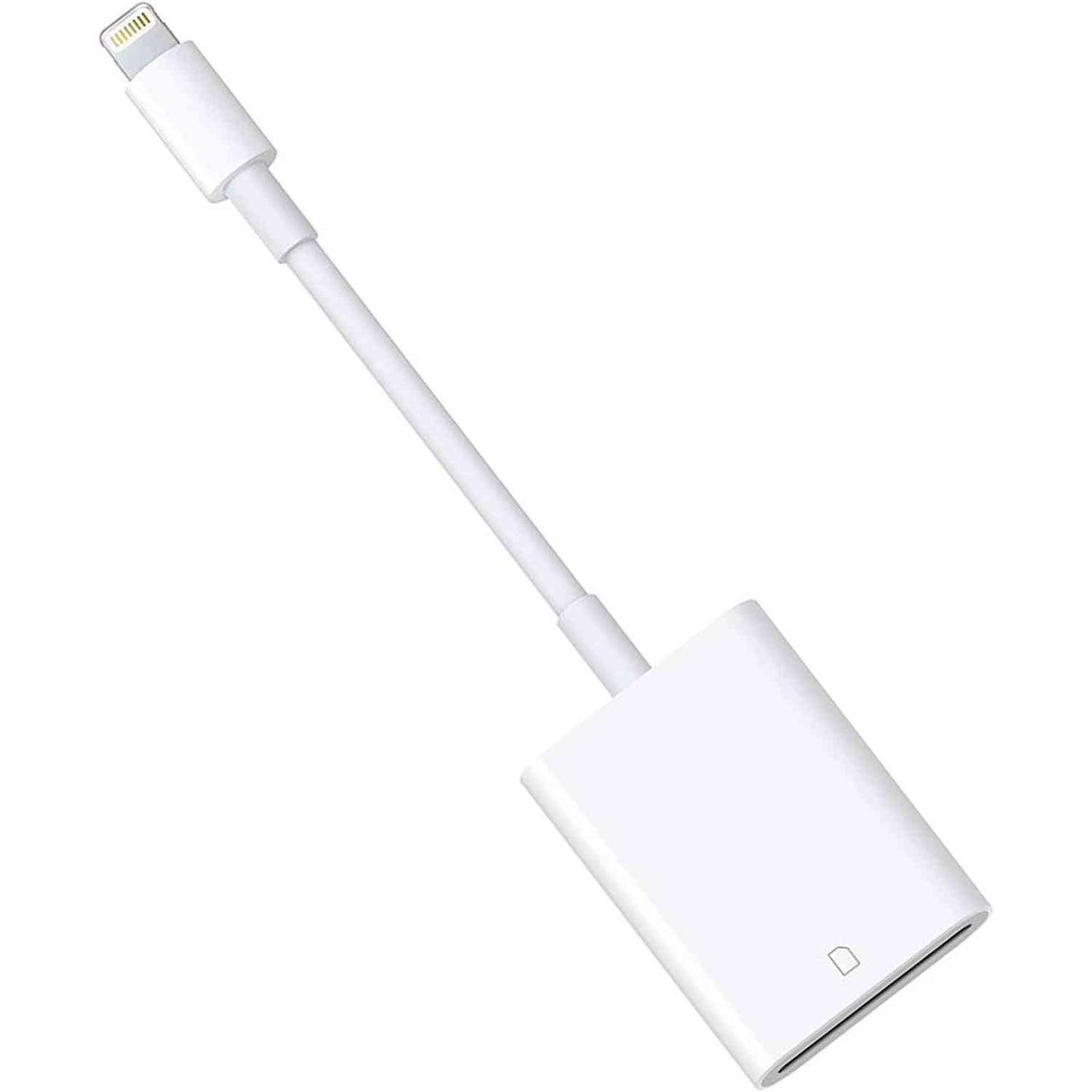 277034 - APPLE Lexues kartash Lightning në SD i çertifikuar nga MFi për iPhone/iPad, lexues kartash SD plug-and-play, për iPhone 14/13/12/11/XS/XR/X/8