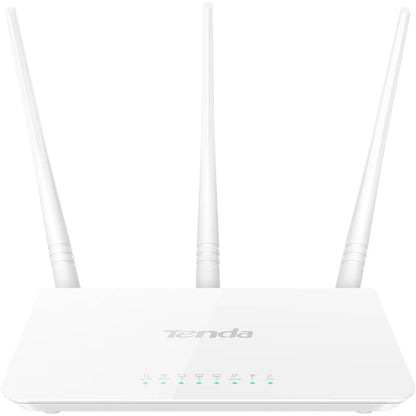 273874 - Tenda Router WiFi F3 N300, deri në 300 Mbps, 2.4 GHz, 3 Antena 5dBi, 3 Porta LAN/WAN, Kontroll Prindëror.
