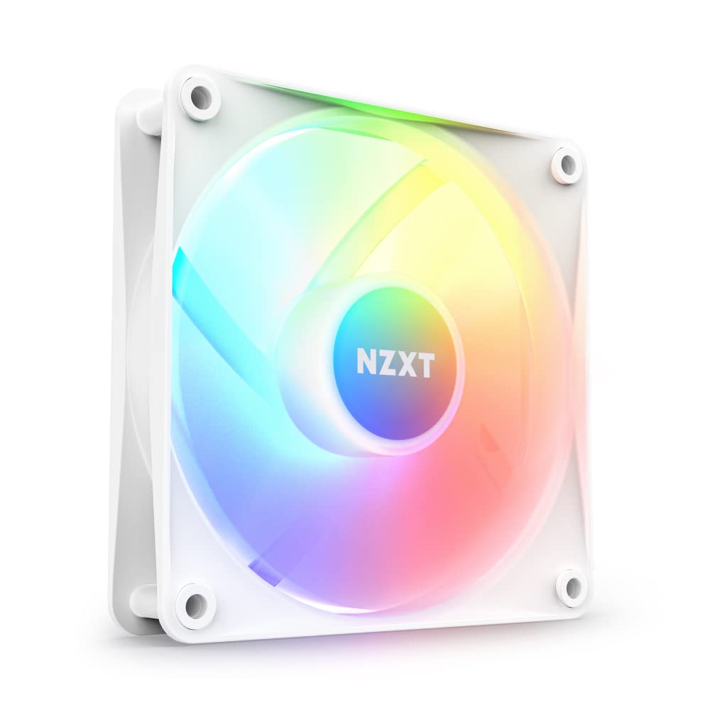 266573 - NZXT Ventilator F120 RGB Core - RF-C12SF-W1 - 120 mm, Kontroll PWM, i bardhë