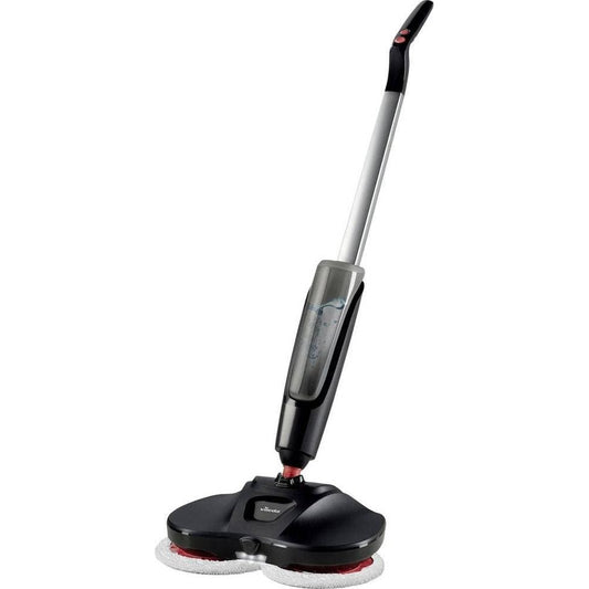 204048 - VILEDA Looper, Mop Elektrik me Spërkatje dhe Bateri, Rezervuar Uji i Integruar, Pastrim i Ndërmjetëm, Seti Përfshin 2 Sfungjerë të Ndryshëm Mikrofibre, Pa Kovë, Paketim Mjedisor