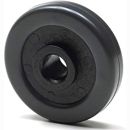 302065 - Foppapedretti 4 rrota gome për Assai, ⌀ 4cm, E zezë