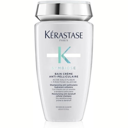 275432 - KERASTASE Symbiose - Shampo Bain Crème Purité - 250 ml - Shampo kundër zbokthit me acid salicilik - Pa silikon - Për lëkurë koke të yndyrshme dhe të ndjeshme