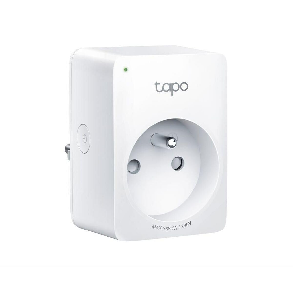 273725 - TAPO Prizë inteligjente Wi-Fi Tapo Matter, Gjurmim Energjie, 16 A, Tipi E, e pajtueshme me Apple Home, Alexa dhe Google, Kontrollon Ventilatorët dhe Kondicionerët, Tapo P110M