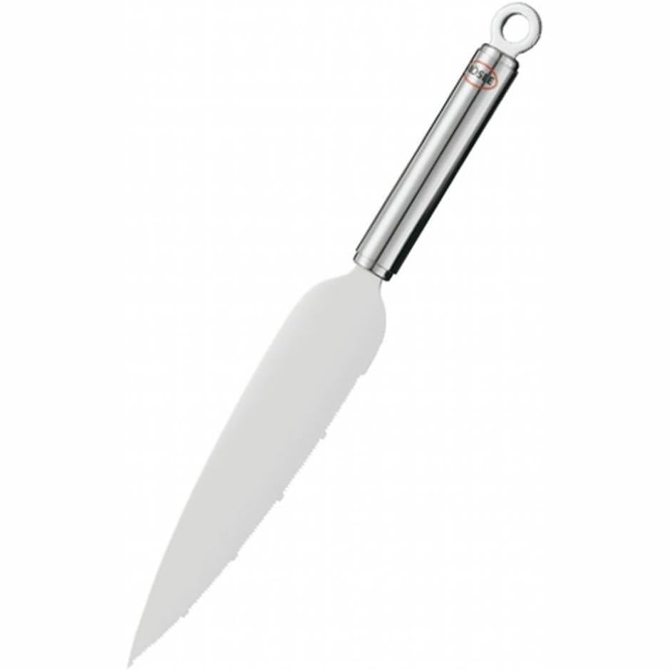 184217 - RÖSLE - Thikë për Torta me Cilësi të Lartë, Dhëmbëzime të Holla, Çelik Inox 18/10, Gjatësi 29.5 cm, Argjend