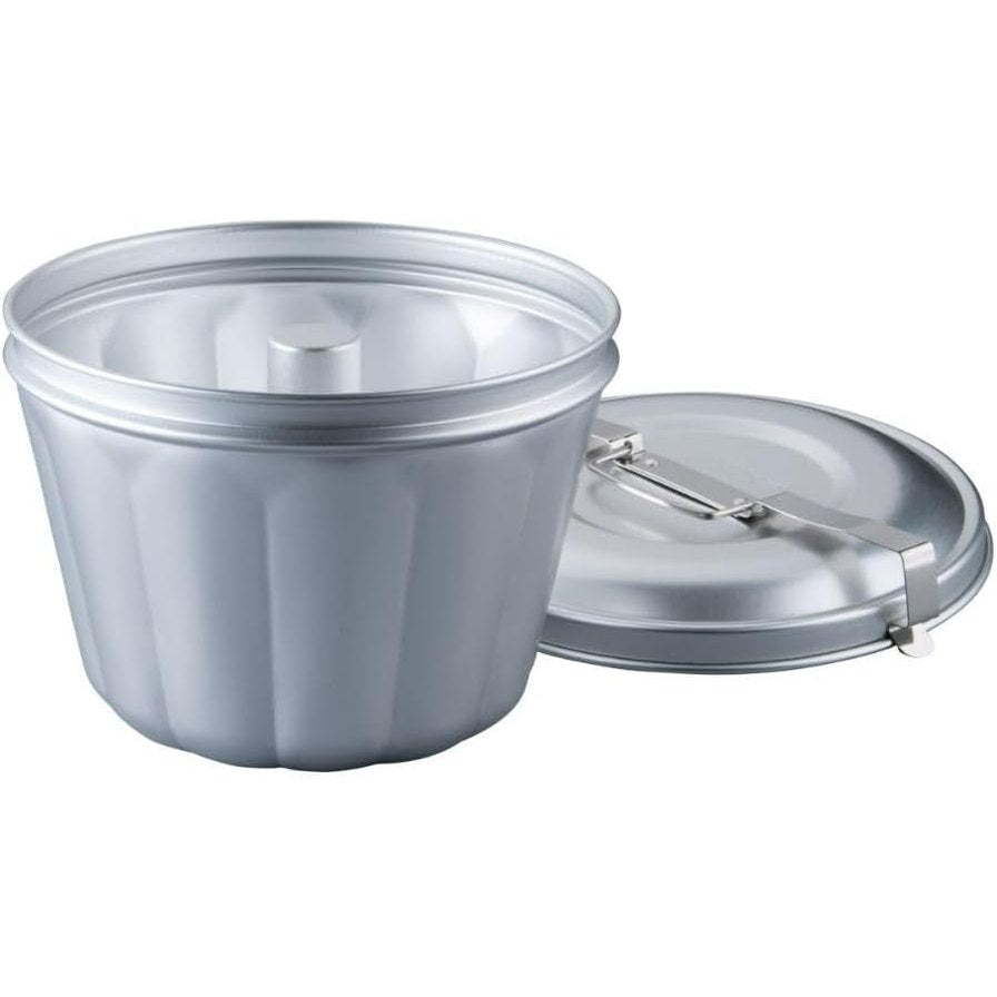 217526 - DR. OETKER Formë alumini për banjë me ujë Ø 21 cm, kapacitet 2.5 litra, argjend