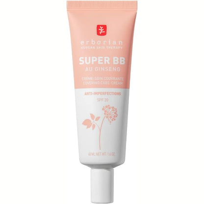 296743 - ERBORIAN Super BB - Krem Dite me Ngjyrë, 40 ml, Kujdes korean për fytyrën me xhensen dhe niacinamide, Mbështetje e lartë