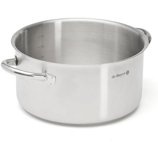 217254 - PRIM'APPETY Ena për tenxhere prej çeliku inox 24 cm, Pa PFAS, Çelik inox 18/10, Bazë e trashë magnetike