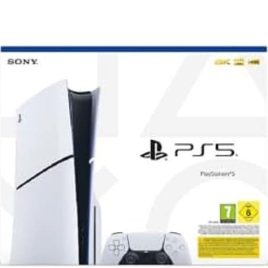 126016 - SONY Playstation 5 Slim Console + 1 Kontroll DualSense Bardhë