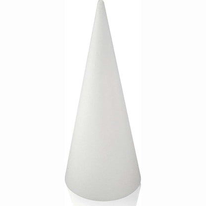 220480 - MCE-COMMERCE Styroporkegel Ã˜ 18 cm, Lartësi 40 cm, Polystyrol, Bardhë