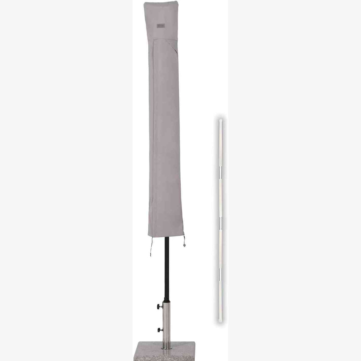 314914 - MBULESË MBROJTËSE PËR ÇADRA DIELLI SEKEY PËR ÇADRA DIELLI Ø 300 CM, MBULESA PËR ÇADRA DIELLI GRI