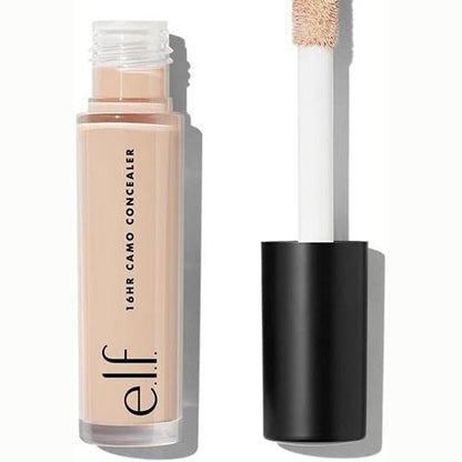 312241 - ELF Korrektor Kamuflazh 16HR, Mbulim i plotë dhe me pigment të lartë, Përfundim mat, Neutral mesatar, 6 mL (0.203 fl oz)