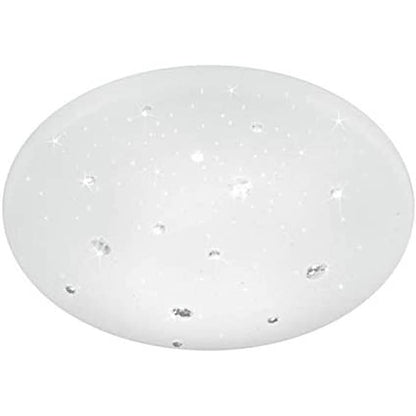 241080 - REALITY LEUCHTEN Llambë tavani LED Achat R62732800, akrilik i bardhë, 11.5 vat, efekt ylli