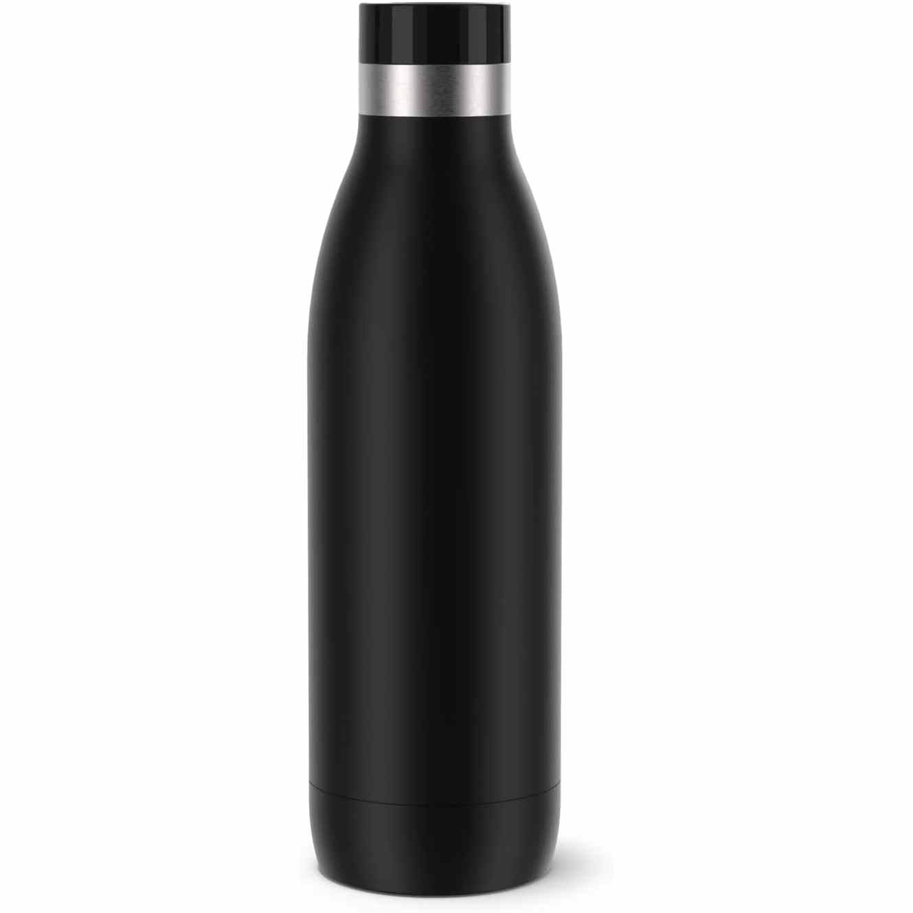 256800 - EMSA BLUDROP SHISHE UJI E IZOLUAR, 0.7 LITRA, ÇELIK INOX, E ZEZË