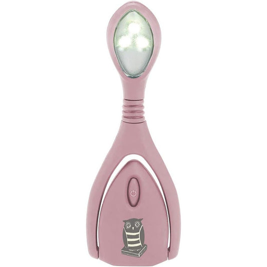 210472 - MOSES. LIBRI_X Llambë Leximi LED Lumi® Plus Owl me Kapëse dhe Rregullues pa Shkallë, Ngjyrë Rozë Antike