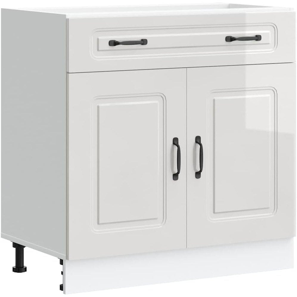 265348 - vidaXL Dollap Bazë për Lavaman KALMAR me Sirtar dhe Derë – Gloss White