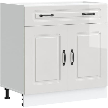 265348 - vidaXL Dollap Bazë për Lavaman KALMAR me Sirtar dhe Derë – Gloss White