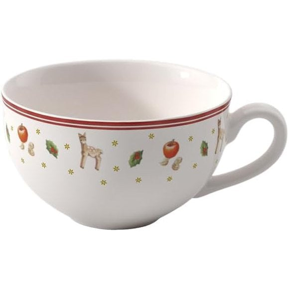 200230 - VILLEROY & BOCH Filxhan Kafeje Toy's Delight me Qumësht, 300 ml, Porcelan Premium, i Bardhë/i Kuq