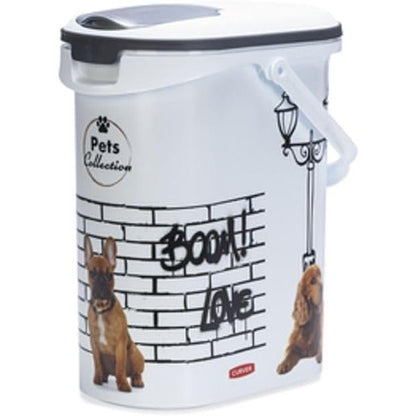 201069 - CURVER Enë për Ushqim për Qen, 10L/4KG, Mbledhje Kafshësh Shtëpiake, Rezistente ndaj Erërave, Hermetike, Dimenzionet 19 x 30 x 35 cm