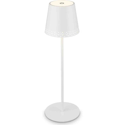 231662 - BRILONER Llambë tavoline LED pa tel, kontroll me prekje, e rregullueshme, 38x12 cm, e bardhë