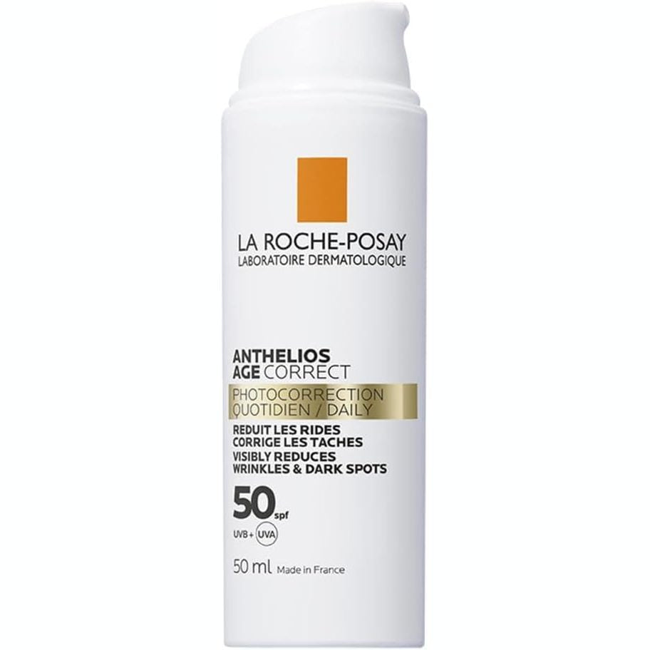 316946 - LA ROCHE-POSAY Anthelios Age Correct, Krem Ditor Hidratues Kundër Plakjes me SPF 50, 50 ml