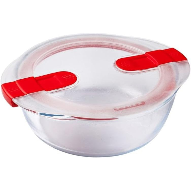 223579 - PYREX FC361 Enë gatimi dhe ngrohjeje me kapak - E bërë nga plastika dhe qelqi