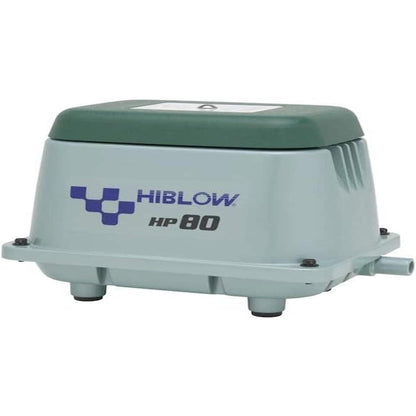 204019 - POMPË AERI HIBLOW HP-80, Kapaciteti 80l/min në 1.3m, Priza 18mm, Fuqia 71 Vat