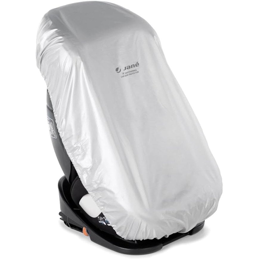 308134 - JANÉ Tendë dielli për ndenjëse makine për foshnje, universale, mbulesë anti-UV, zvogëlon nxehtësinë deri në 25°C, e palosshme, e papërshkueshme nga uji, gri