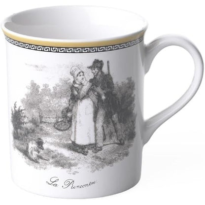 185057 - VILLEROY & BOCH Filxhan Audun me Dorezë Shumëngjyrëshe, i Përshtatshëm për Lavastovilje dhe Mikrovalë, Enë Tavoline, Material: Qeramike, Porcelan Premium