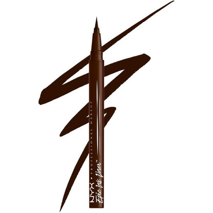 321840 - NYX Professional Makeup Eyeliner Liquide Â Pointe Feutre Epic Ink Liner, i papërshkueshëm nga uji, Formulë vegane, Teinte: Çokollatë me qumësht