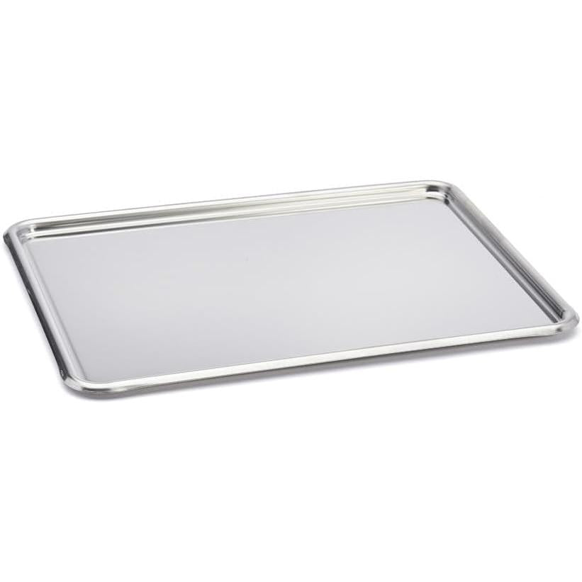 214614 - DE BUYER Tabaka me skaje të rrumbullakosura, çelik inox, Gjatësia 31cm / Gjatësia 24cm