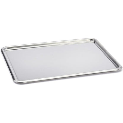 214614 - DE BUYER Tabaka me skaje të rrumbullakosura, çelik inox, Gjatësia 31cm / Gjatësia 24cm