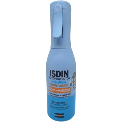 311416 - ISDIN Losion trupi Fotoprotector Pediatrics SPF 50 - Mbrojtje nga dielli për fëmijë, Rezistent ndaj ujit, 50 ml