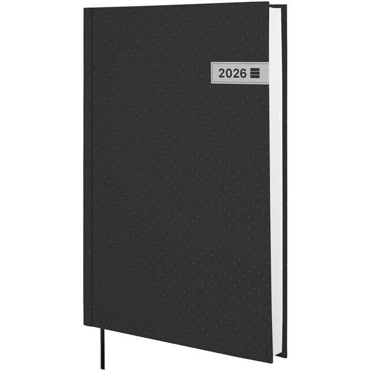 296236 - FINOCAM - Planifikues Ditor 2026 | Janar - Dhjetor (12 muaj) | Planifikues Vjetor 2026 me Lidhje me Shirit | Kopertinë e Fortë Porto - E Zezë - Spanjisht