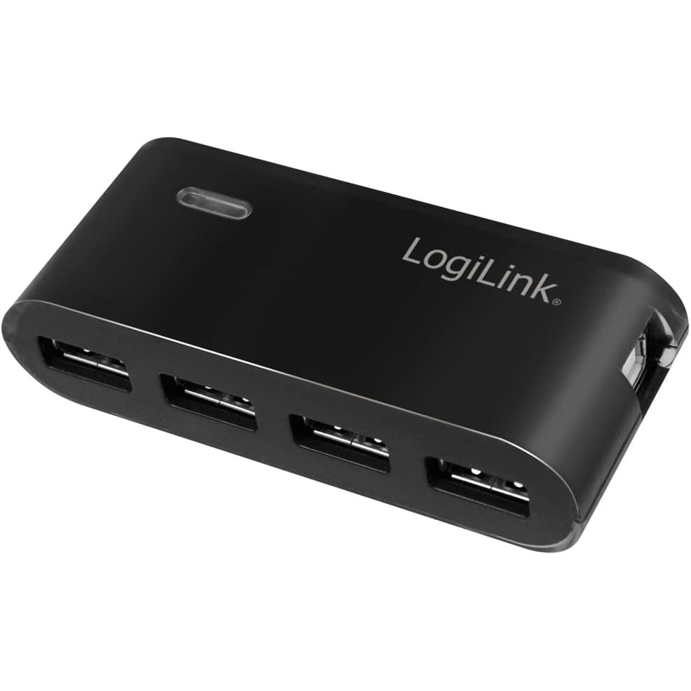 277021 - LOGILINK UA0085 Hub USB me 4 porta dhe 2 me furnizim me energji, i zi
