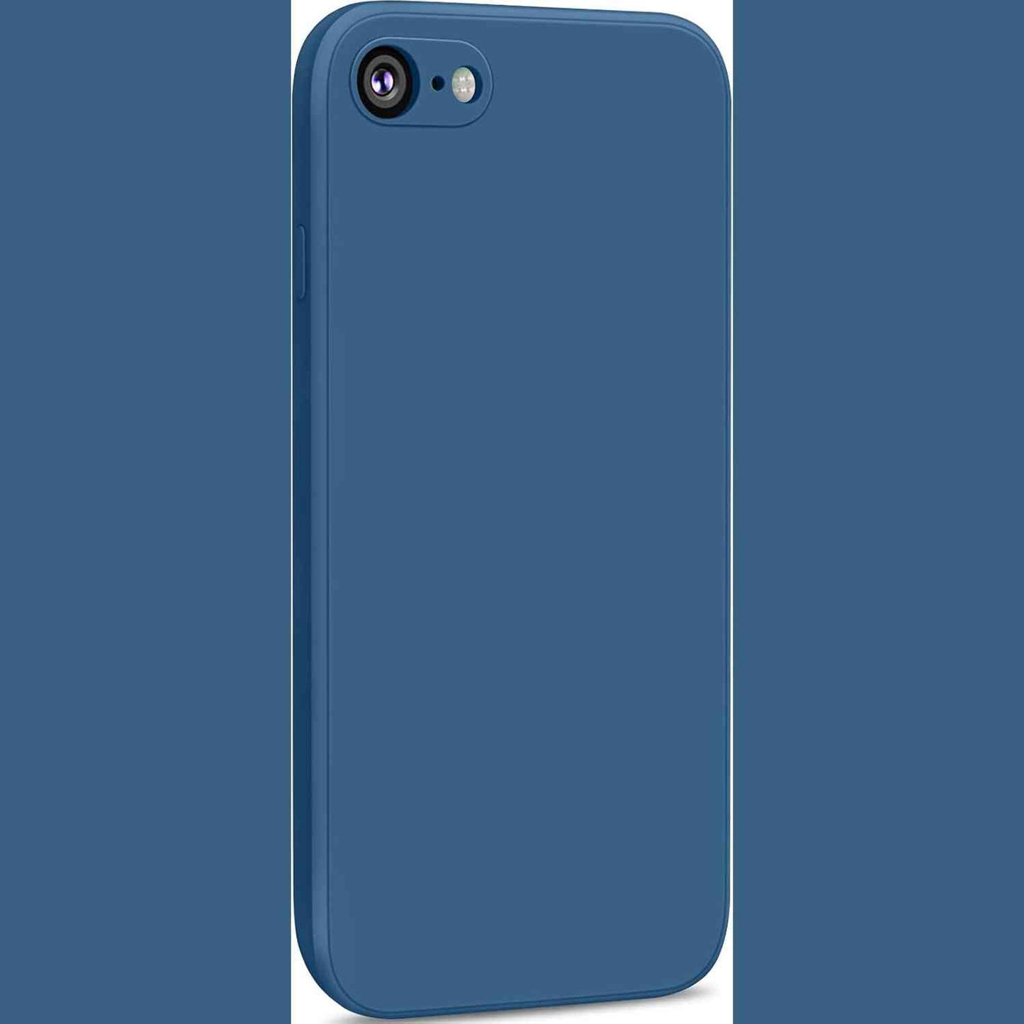274752 - YISICA Mbështjellëse silikoni për iPhone SE 2020 / iPhone 8 / iPhone 7 / iPhone SE 2022, 4.7", Blu marine