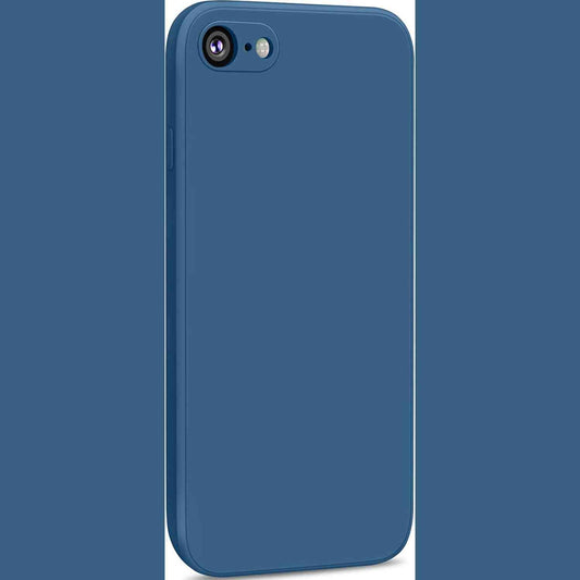 274752 - YISICA Mbështjellëse silikoni për iPhone SE 2020 / iPhone 8 / iPhone 7 / iPhone SE 2022, 4.7", Blu marine