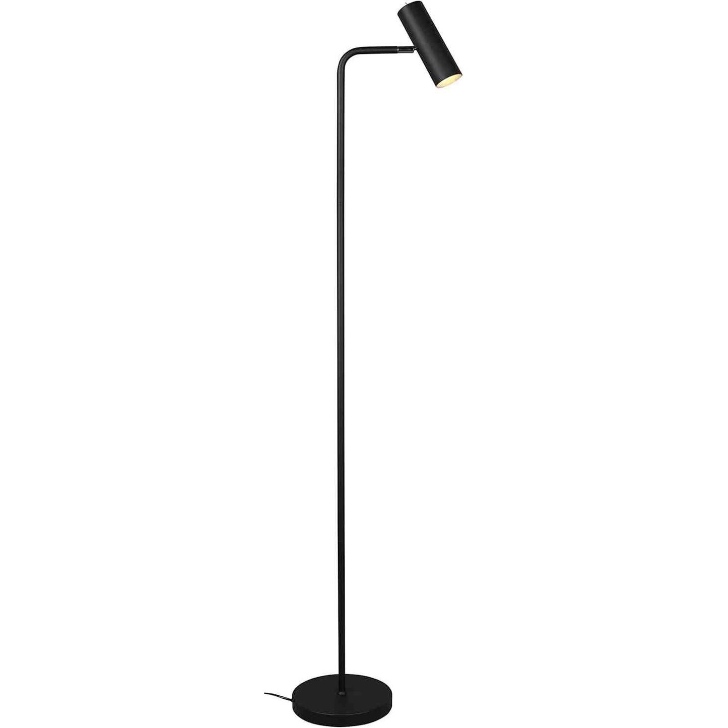 213442 - TRIO Llambë Dyshemeje, Marley 412400132, 1xGU10, maks. 5.0 W - Trupi: Metal, mat i zi; L: 23.0cm, Gjerësi: 151.0cm, Th: 39.0cm, Ndërprerës, Llamba nuk përfshihet
