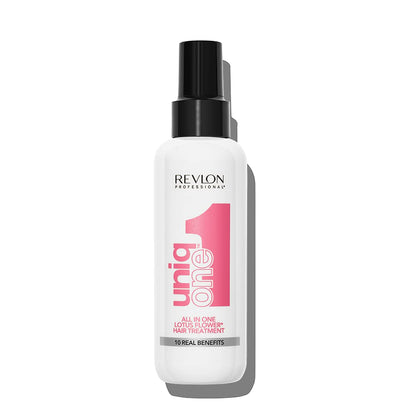 290366 - REVLON PROFESSIONAL Trajtim për flokët UniqOne me lule lotusi, 150ml, Trajtim për flokët pa shpëlarje, sprej kundër kaçurrelave, vegan
