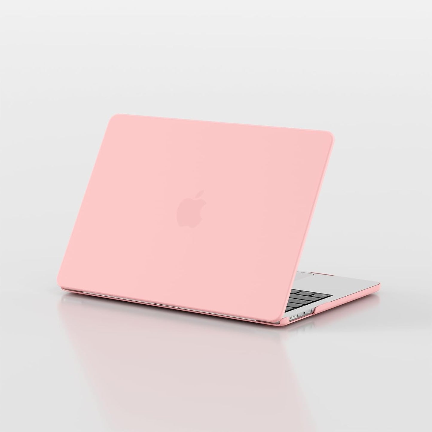 277018 - Mbrojtëse e fortë për MacBook Air 13 inç M5 A3449/M4 A3240/M3 A3113/M2 A2681, versioni 2026/2025/2024/2022, për MacBook Air 13.6", rozë mat.