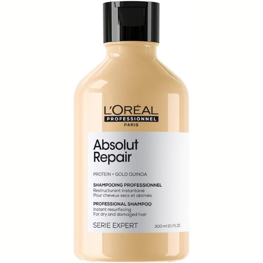 271882 - L'ORÉAL PROFESSIONNEL PARIS SHAMPO PROFESIONALE ABSOLUT REPAIR SERIE EXPERT PËR FLOKË TË THARË DHE TË DËMTUAR, 300 ML