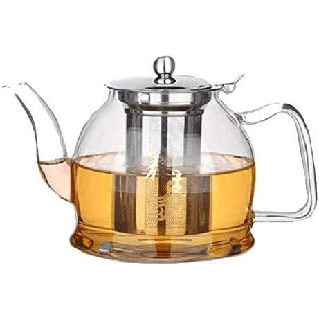 222487 - Çajnik Tea People për sobë me induksion, 1.2 l, xham transparent, kapak prej çeliku inox