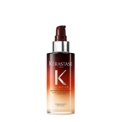 316107 - KERASTASE Nutritive Serum për Flokët 8H Magic Night, 90 ml, ushqen dhe mbron nga lagështia, përmban proteina bimore dhe niacinamide