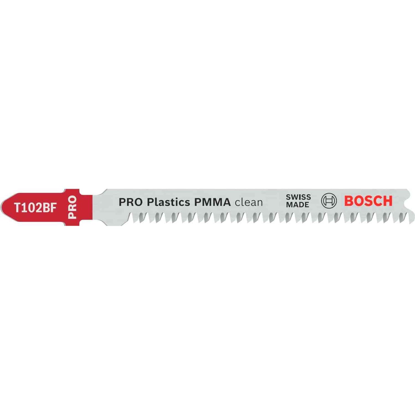 322677 - BOSCH - Teh prerës 3x T 102 BF Clean për PMMA (për fletë pleksiglasi dhe akriliku, aksesor profesional për prerje grepash)