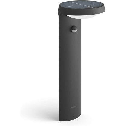 199056 - PHILIPS TYLA - Stacion Karikimi Diellor, Klasa e Energjisë A, Detektor Lëvizjeje, Kapaciteti Deri në 250 lm, IP44, ngjyra Antracit