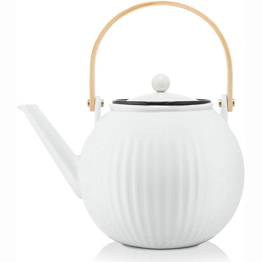 217187 - BODUM Çajnik prej porcelani 11920-03 DOURO, 1.5 L, sitë çeliku inox