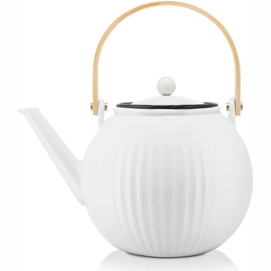 217187 - BODUM Çajnik prej porcelani 11920-03 DOURO, 1.5 L, sitë çeliku inox