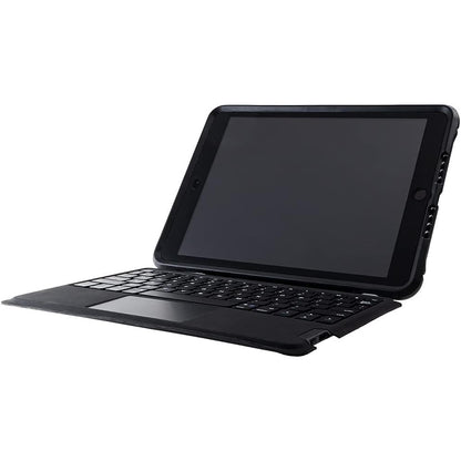 273030 - OTTERBOX MBULESË MBROJTËSE PËR TASTIERË PËR IPAD 10.2 INÇ (GJENERATA E 7-TË/8-TË/9-TË), REZISTENTE NDAJ GODITJEVE, MBROJTJE PËR TASTIERË FRANCEZE, E TESTUAR SIPAS STANDARDEVE USHTARAKE, E ZEZË/TRANSPARENTE
