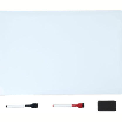 309284 - AMAZON BASICS Tabelë e bardhë magnetike për frigorifer, 33cm x 50cm, me 2 shënues dhe 1 gomë